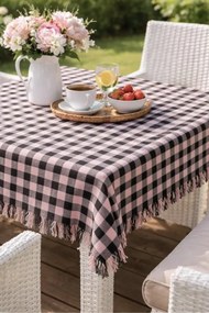 Stewehome τραπεζομάντηλο με μικρό καρό σχέδιο 140x140 cm