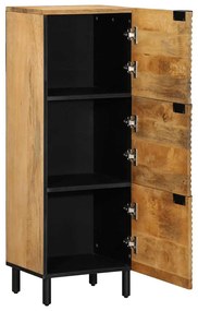 vidaXL Highboard καφέ 40x33x110 cm μασίφ ξύλο Mango