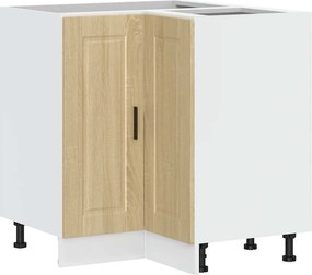 vidaXL Γωνιακό ντουλάπι βάσης κουζίνας Porto Sonoma Δρυς Επεξ. Ξύλο