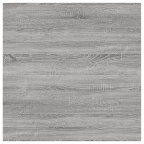 vidaXL Ράφια Τοίχου 4 τεμ. Γκρι Sonoma 40x50x1,5 εκ. Επεξεργ. Ξύλο