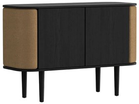 Μπουφές Treasures Horizons S 5106C709-01 109x43x75cm Black Oak-Sugar Umage Steel,Wood