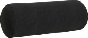 vidaXL Μαξιλάρια Στήριγμα 2 pcs Μαύρο Ø 25 x 70 cm