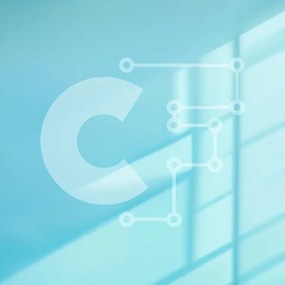 Intra Συλλεκτικό Ξύλινο Παζλ Plywood  4mm - Απλός και μινιμαλιστικός μπλε τοίχος με παράθυρο Σε Ξύλινο Κουτί - Διαστάσεις Puzzle: 10x10 cm – 25 κομμάτια