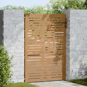 vidaXL Πύλη Κήπου 85 x 125 cm Ατσάλι με Επικάλυψη Πούδρας Κλειδώσιμο