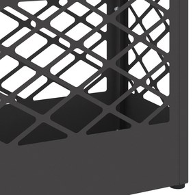 vidaXL Σταντ Ομπρέλας Μαύρο - 28x12x41 εκ. Χάλυβας