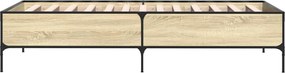 vidaXL Σκελετός Κρεβατιού Sonoma Δρυς 80 x 200 cm Επεξεργασμένο Ξύλο