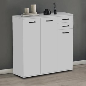 Παπουτσοθήκη - Ντουλάπι Polly Megapap χρώμα λευκό 108x35x108εκ.