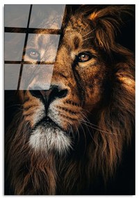 Πίνακας Γυάλινος 123BZM1222 70x100cm Multi Wallity Κάθετοι Glass