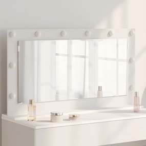 vidaXL καθρέφτης Vanity με LED Φώτα Λευκό 100x55x18 εκ.