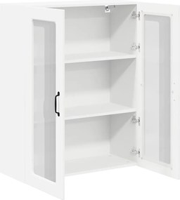 vidaXL Ραφιέρα τοίχου LUCCA Λευκό 80 x 31 x 100 εκ. Επεξεργασμένο Ξύλο