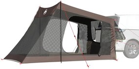 vidaXL Σκηνή Αυτοκινήτου 2 Ατόμων Αδιάβροχη Καφέ