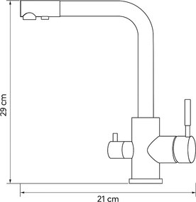 Tema DW9800 Chrome - Μπαταρία Κουζίνας Φίλτρου