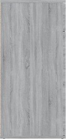 vidaXL Ντουλάπι Γκρι Sonoma 80 x 36 x 75 εκ. από Επεξεργασμένο Ξύλο