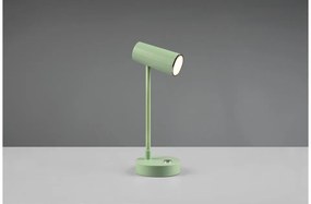 Επαναφορτιζόμενο Φωτιστικό Γραφείου LED 2,5W Dimmer Αφής 3CCT Lenny Trio Lighting-R52661115-Πράσινο R52661115
