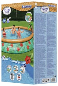 Bestway Φουσκωτή Πισίνα Fast Set Inflatable Paradise Palms 457x84 εκ.