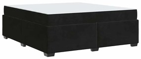 vidaXL Σκελετός Κρεβατιού Άλλο Μαύρο 180 x 200 cm Βελούδο