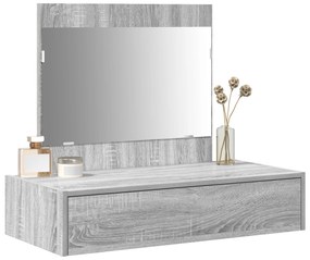 vidaXL Τοίχος με Είδη Περιποίησης Γκρι Sonoma 83x40x70 εκ