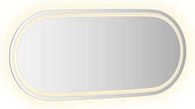vidaXL Καθρέφτης Μπάνιου με LED Οβάλ 100 x 45 εκ.