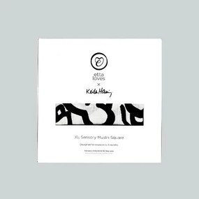 Μουσελίνα Etta loves Keith Haring Baby 120x120cm