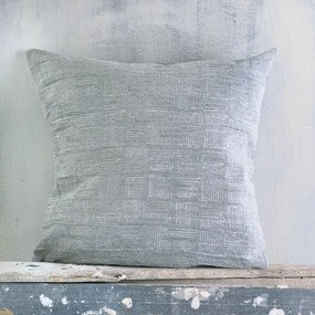 Μαξιλαροθήκη Διακοσμητική Kevya Grey Ρυθμός 40Χ40 Chenille,Cotton,Polyester