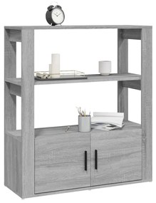vidaXL Ντουλάπι Γκρι Sonoma 80x30x90 εκ. από Επεξεργασμένο Ξύλο