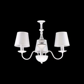 Φωτιστικό Οροφής Belo 77-8085 59x59x33 White Homelighting Μέταλλο,Ύφασμα