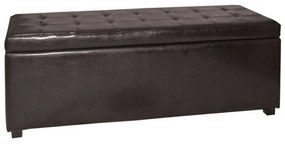 Σκαμπό Denise Dark Brown E7048,2 88X43X45 cm Τεχνόδερμα