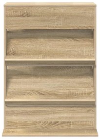 vidaXL Ράφι Περιοδικών Δρύς Sonoma 70 x 41 x 96 εκ. Επεξεργασμένο ξύλο