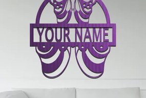 Intra απο ξύλο plywood 3mm-4mm πάχος Πινακίδα ονόματος πεταλούδας Δίασταση 30x20 cm INTRAFABR-74097925