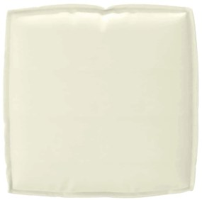 vidaXL Μαξιλάρι παλέτας για κάθισμα Κρεμ 50 x 50 x 12 cm Ύφασμα Oxford