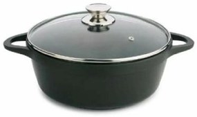 Κατσαρόλα με Καπάκι Valira 4142/25 Μαύρο
