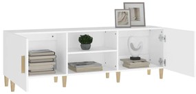 vidaXL Έπιπλο Τηλεόρασης Λευκό 150 x 30 x 50 εκ. Επεξεργασμένο Ξύλο