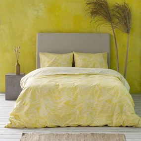 Σεντόνια Arbust (Σετ 4τμχ) Yellow Nima King Size 270x280cm 100% Βαμβάκι