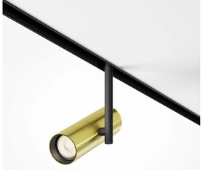 Σποτ Μαγνητικής Ράγας Exility LED 12W Χρυσό-Μαύρο Περιστρεφόμενο Elti TR005-2-12W3K-BBS Maytoni TR005-2-12W3K-BBS
