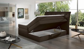 Επενδυμένο κρεβάτι Lorane-Kafe-160 x 200