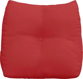 vidaXL Μαξιλάρι Πλάτης Κόκκινο 45 x 24 x 50 εκ ύφασμα
