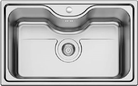 Karag BL627 Satine 80x50 - Ανοξειδωτος Νεροχυτης