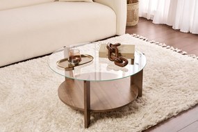 Coffee Table Clara - Walnut, Transparent Walnut
Transparent