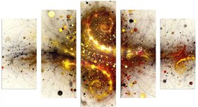 ΠΕΝΤΑΠΤΥΧΟΣ ΠΙΝΑΚΑΣ MDF EXPLOSION HM7206.07 100X60x0,3 εκ.