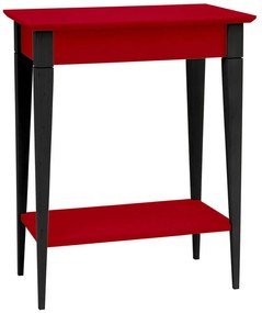 Κονσόλα Mimo S MIMOCSBL12 65x35x74cm Red-Black Mdf, Wood
