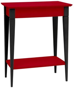 Κονσόλα Mimo S MIMOCSBL12 65x35x74cm Red-Black Mdf,Ξύλο