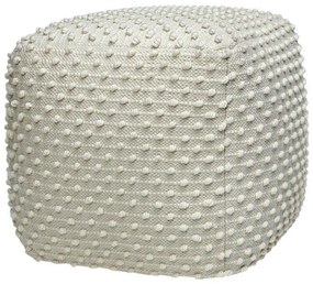 Πούφ Σκαμπό FL481 Fylliana Τετράγωνο Ivory 45x45x45εκ. 45x45x45 εκ.