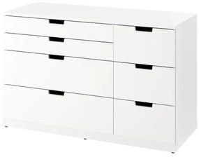 NORDLI συρταριέρα με 7 συρτάρια, 120x76 cm 393.368.84