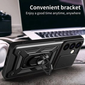 Θήκη Ring Armor CamPro Sonique για Samsung Galaxy S26 Plus Μπλέ