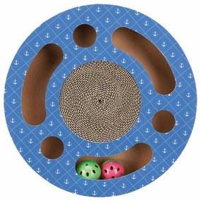 Αποξέστη για Γάτες Trixie Μπλε Χαρτόνι Πλαστική ύλη Ø 33 cm