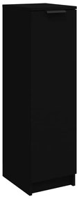 vidaXL Παπουτσοθήκη Μαύρη 30 x 35 x 100 εκ. από Επεξεργασμένο Ξύλο
