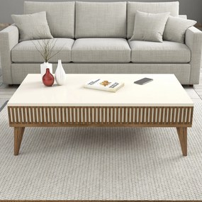 Coffee Table Milan - Walnut, Cream Walnut
Cream
