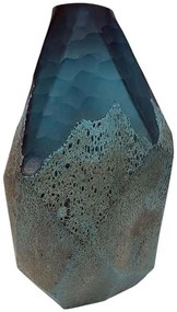 Βάζο DWQA1003 19x32cm Blue Espiel Γυαλί