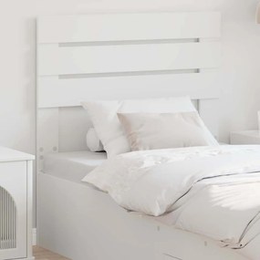vidaXL Κεφαλάρι με κεφαλάρι Λευκό 100 cm Επεξεργασμένο ξύλο