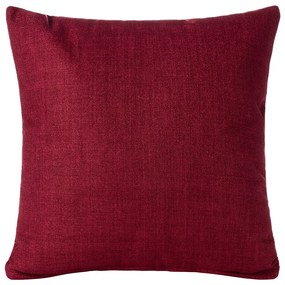 Διακοσμητική Μαξιλαροθήκη (45x45) Silk Fashion A803 Μπορντώ
